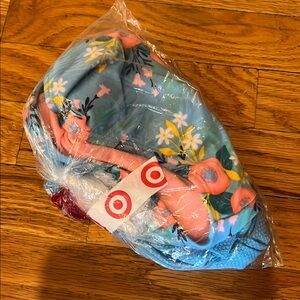 Cat & Jack Blue Floral Long Sleeve Swimsuit!